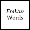 Words: Fraktur