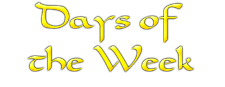 Days of the Week